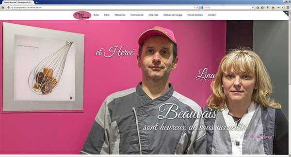 le site web de la Boulangerie Beauvais à Chevreuse